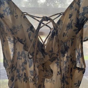 Floral spring jumpsuit